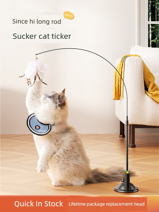 Suction Cup Long Brush Holder Cat Toy